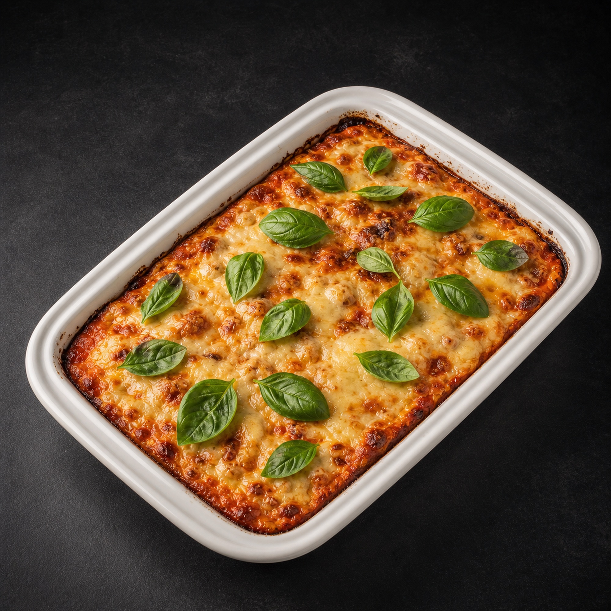 Lasagne – widok z góry